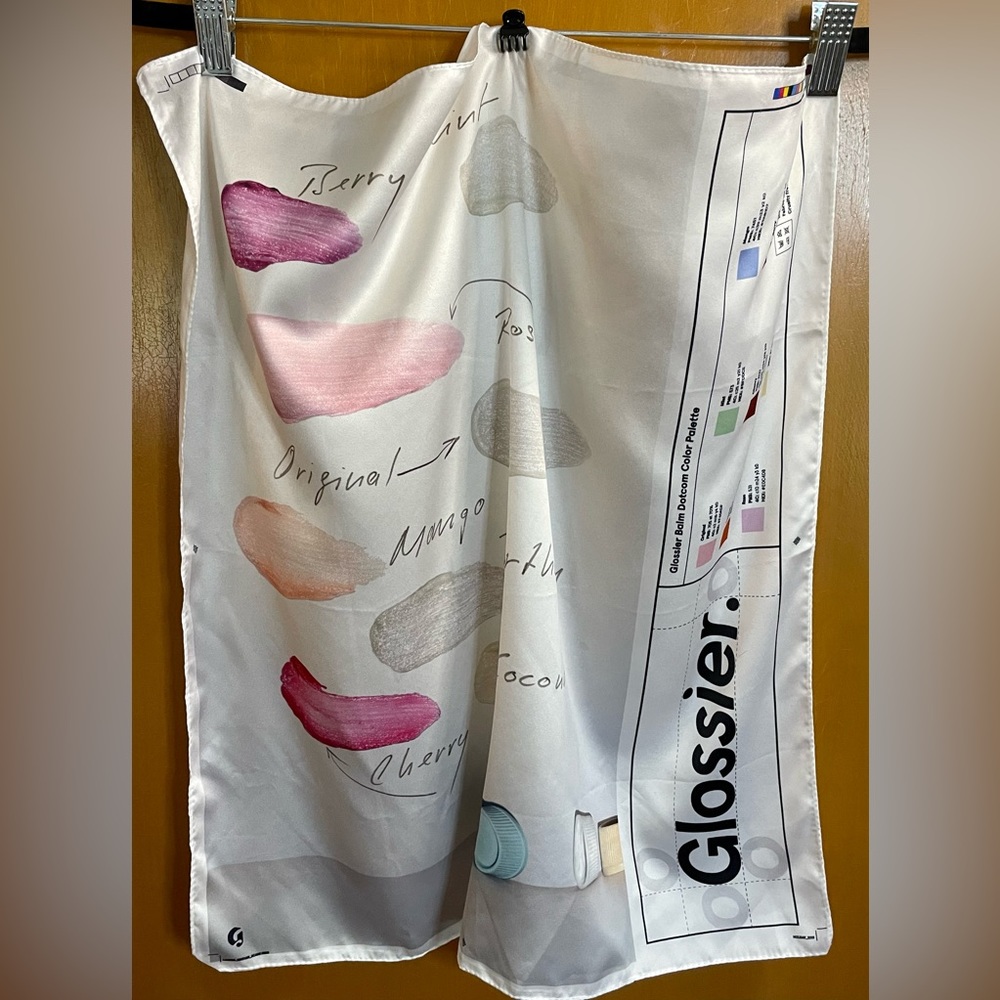 Glossier Balm Dot Com Limited Edition Silk Scarf